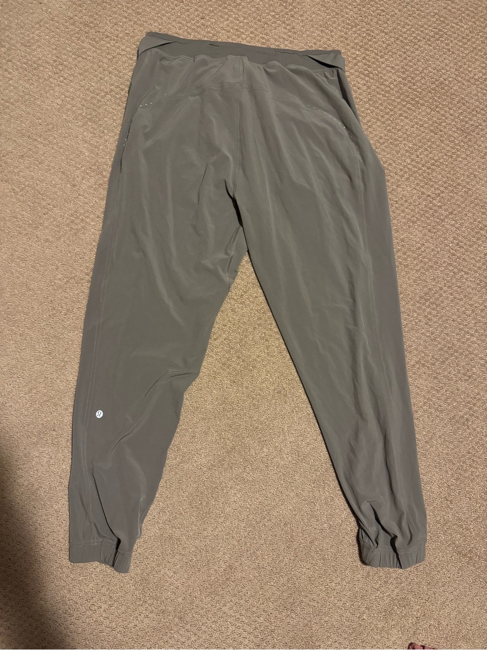 lululemon athletica Olive Track Joggers with Elastic Cuffs